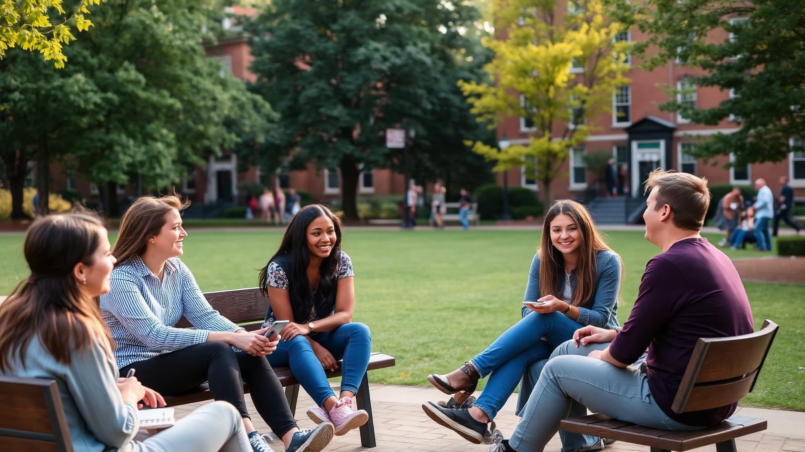 Making friends at Simmons University