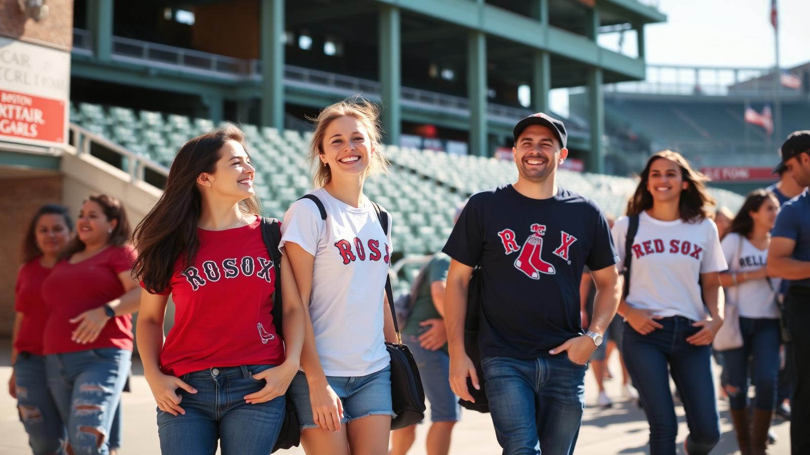 People meeting and socializing in Fenway, Boston
