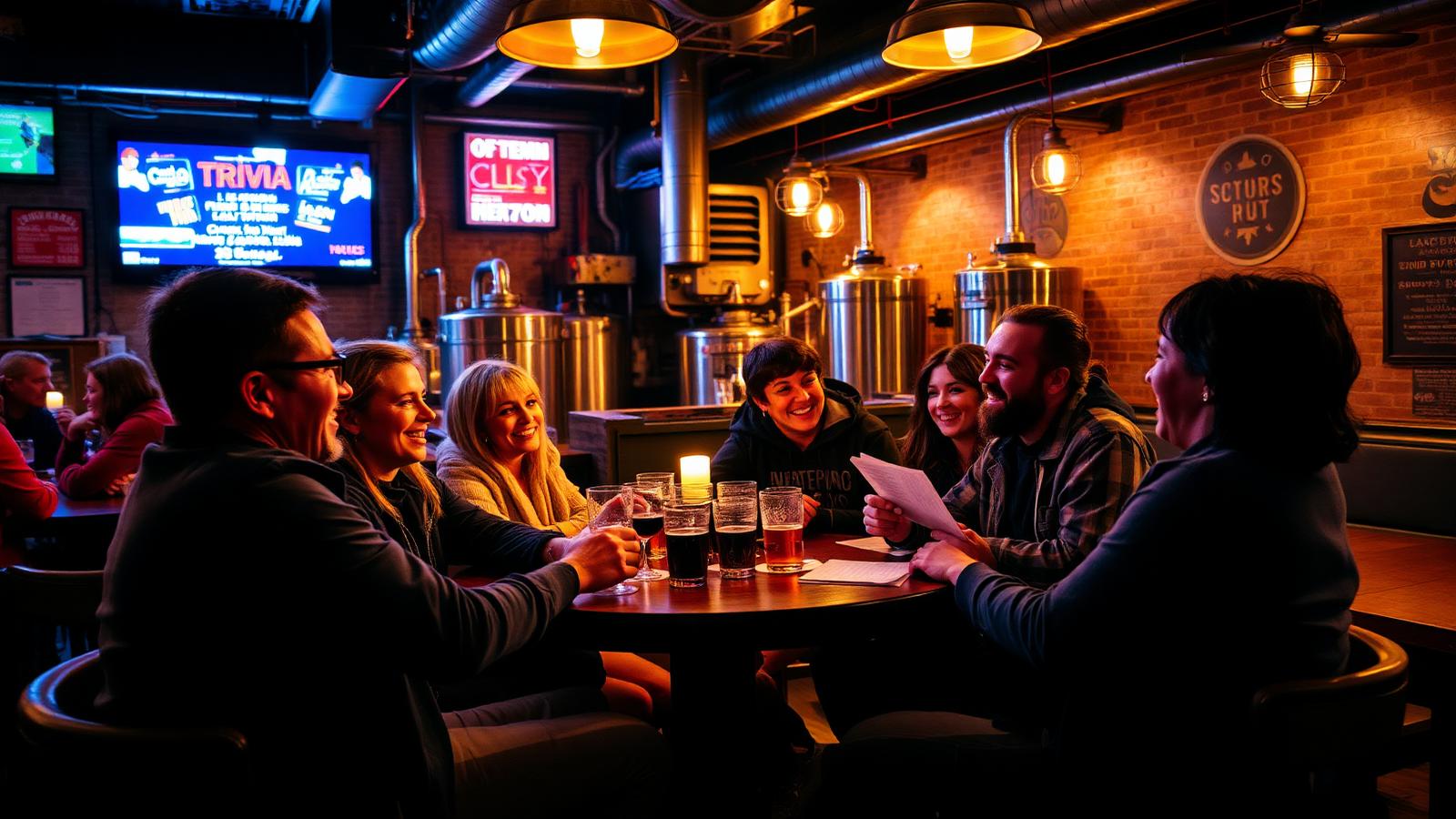 People meeting and socializing in Somerville, Boston